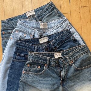 MOTEL ROCKS Roomy Extra Wide Low Rise 24x30 Dirty Blue Wash